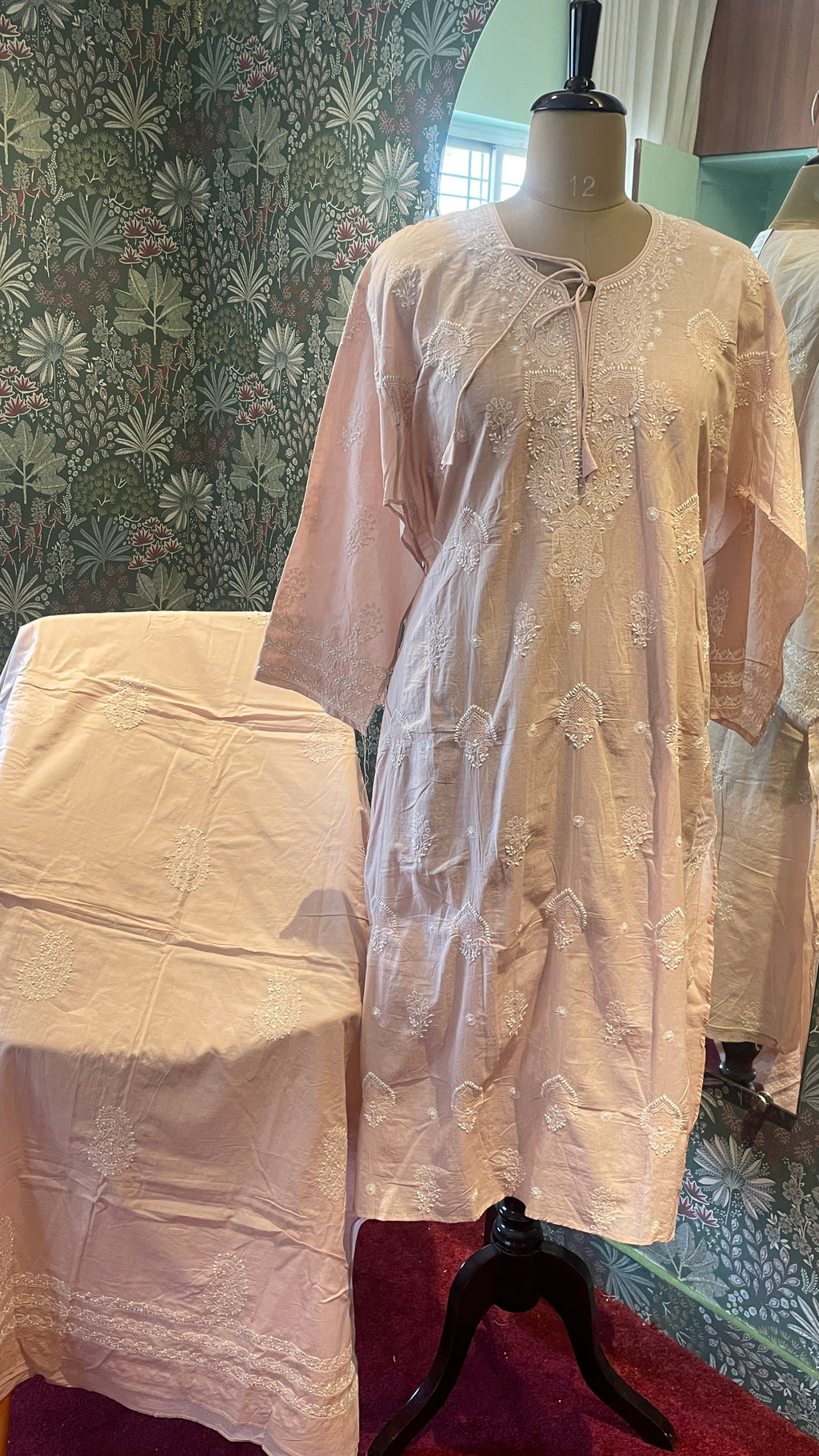 Pure Cotton Chikankari Suit Set
