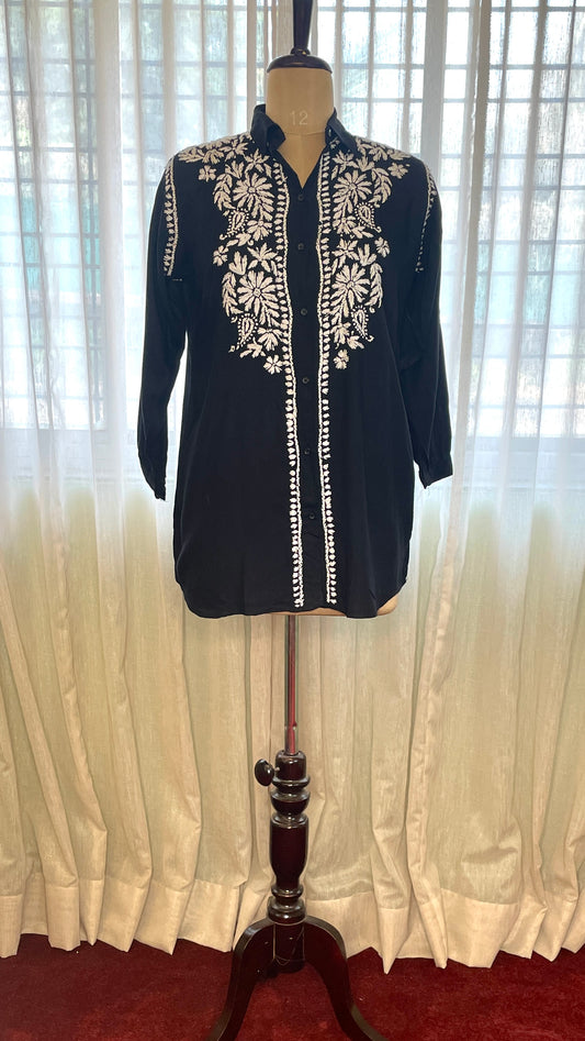 Black  Modal Shirt