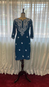 Blue Rayon Long Kurti