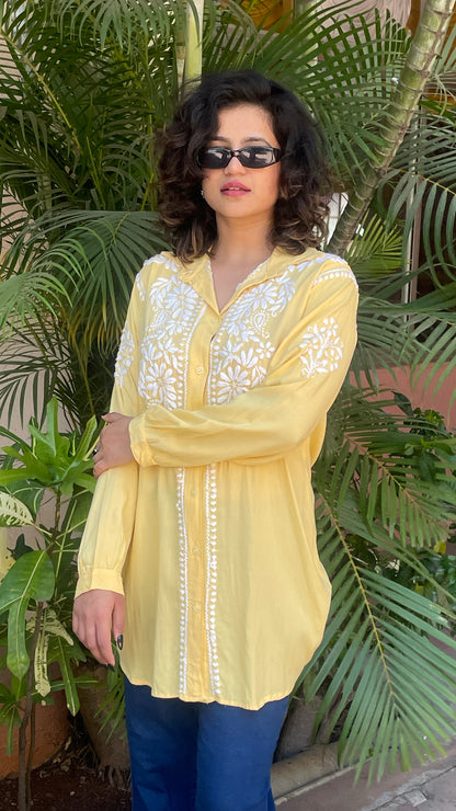 Yellow Modal Shirt
