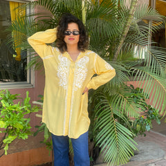 Yellow Modal Shirt