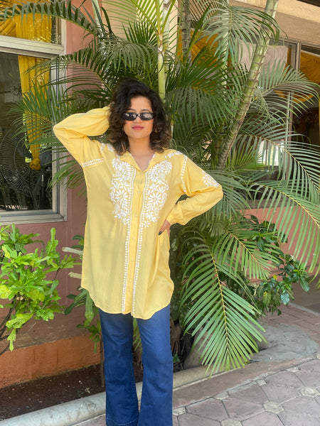 Yellow Modal Shirt