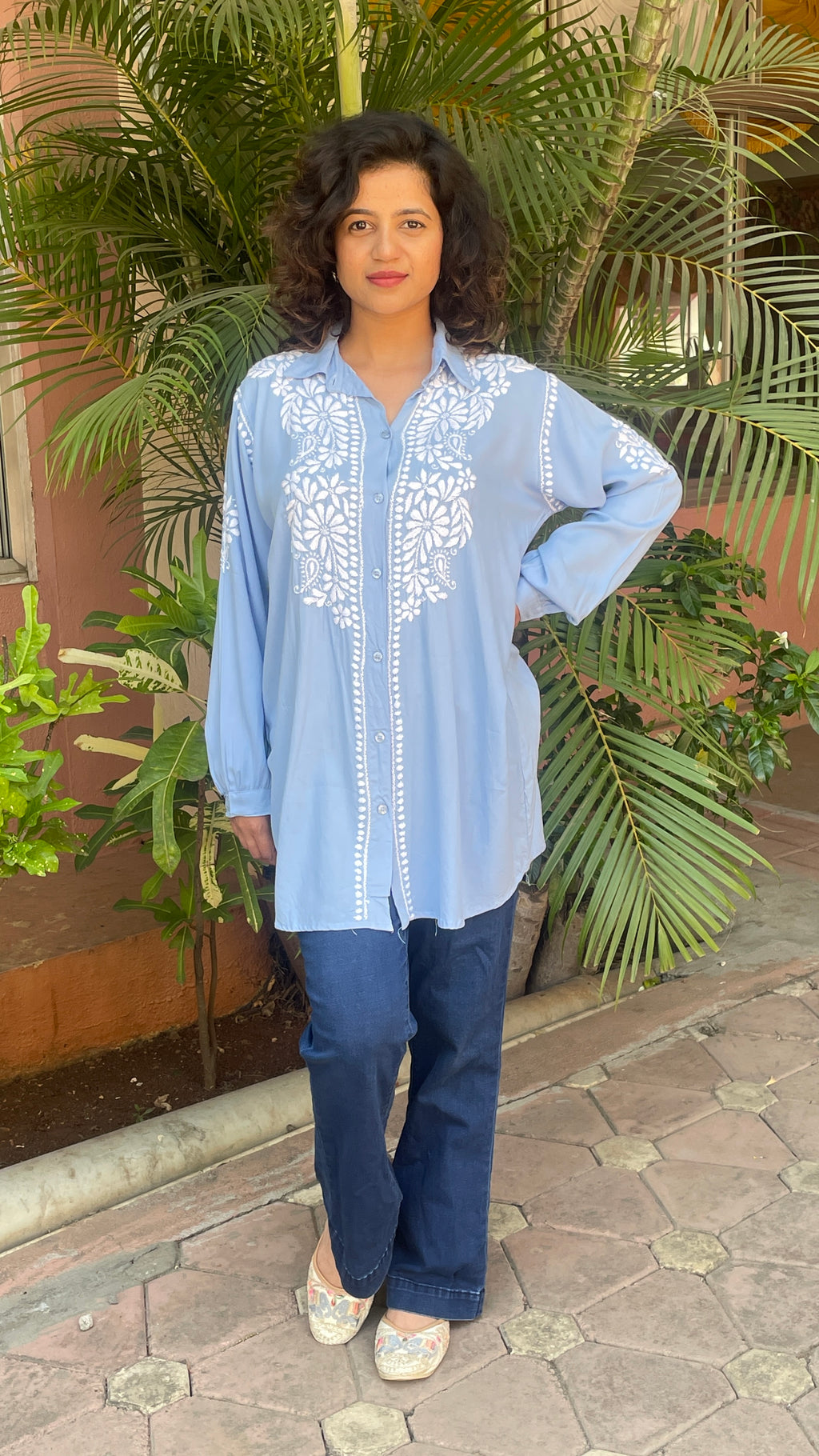 Light Blue Modal Shirt