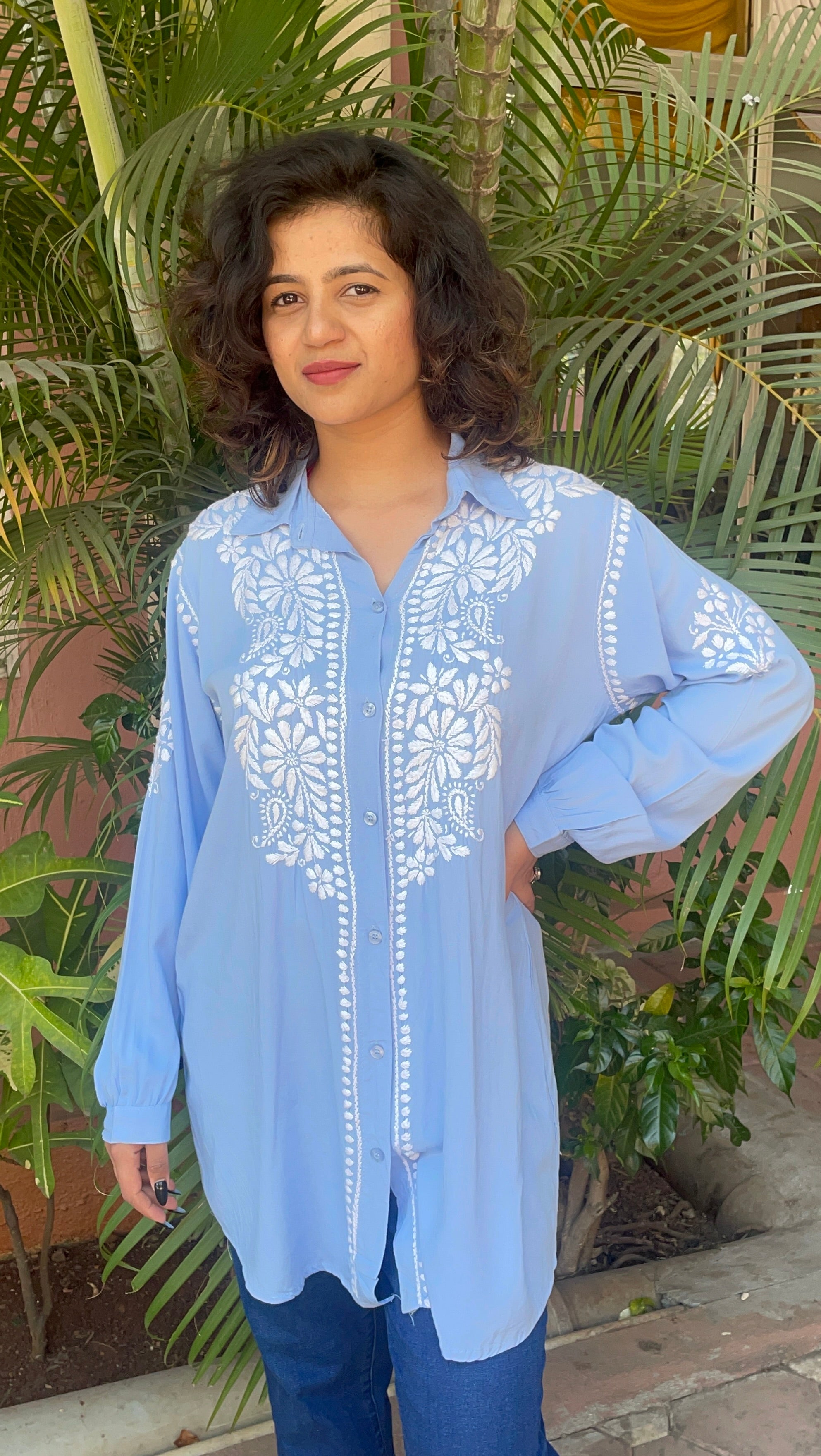 Light Blue Modal Shirt