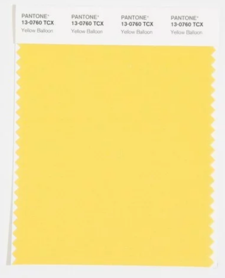 Pantone Yellow Balloon Semistitched Suit Set