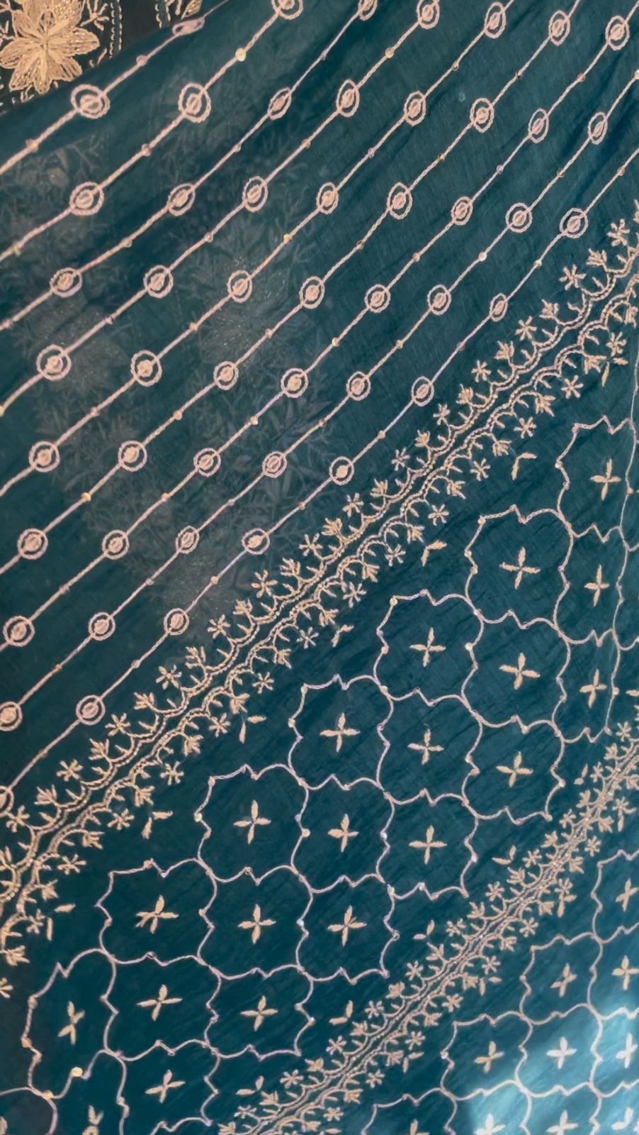 Blue Chikankari Suit Set