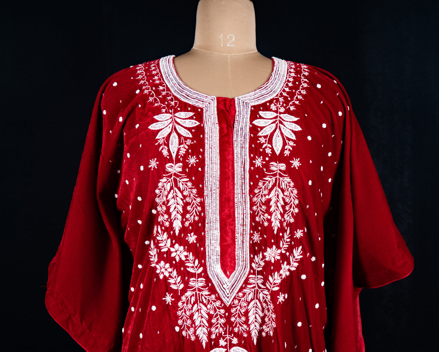Velvet Red Kaftan