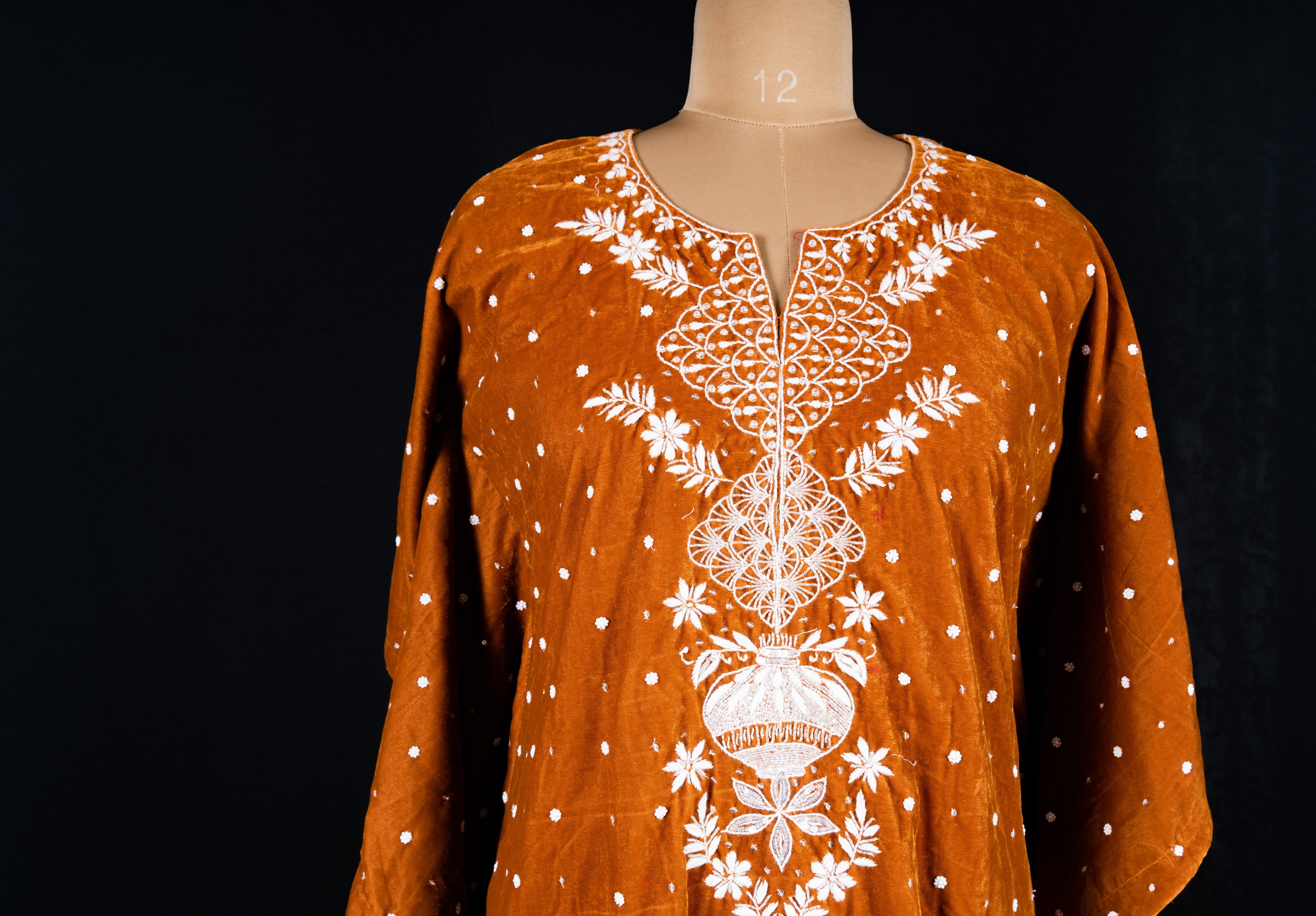 Velvet Brown Kaftan