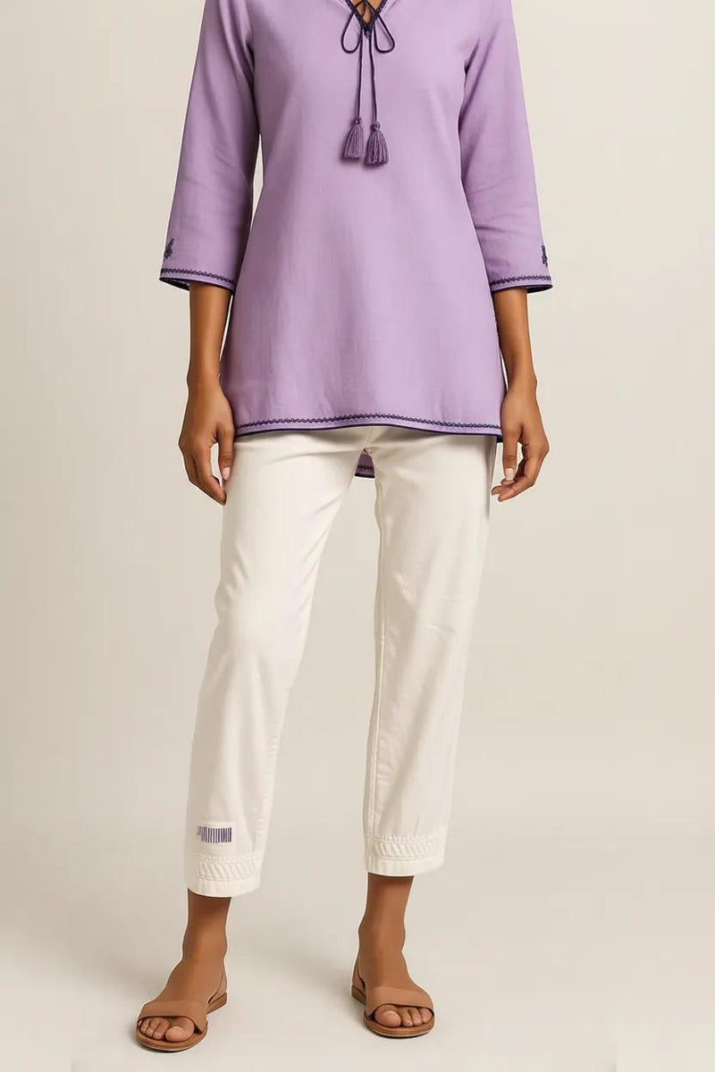 Muslin Straight Fit Pant