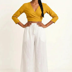 Muslin Palazzo Pant With Lining