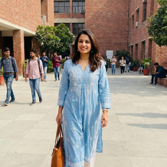 Royal Chanderi Chikankari Aline Kurti