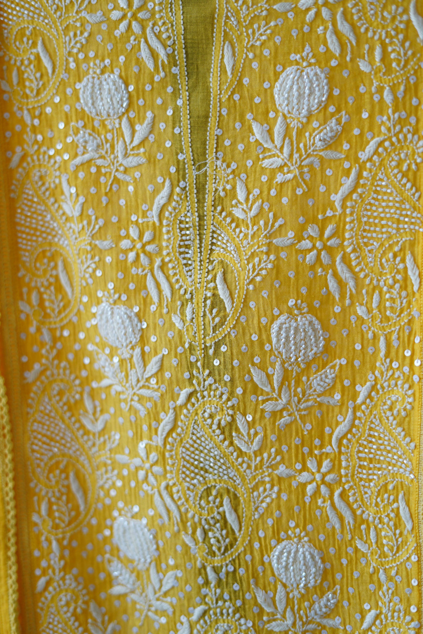 Pantone Yellow Balloon Semistitched Suit Set