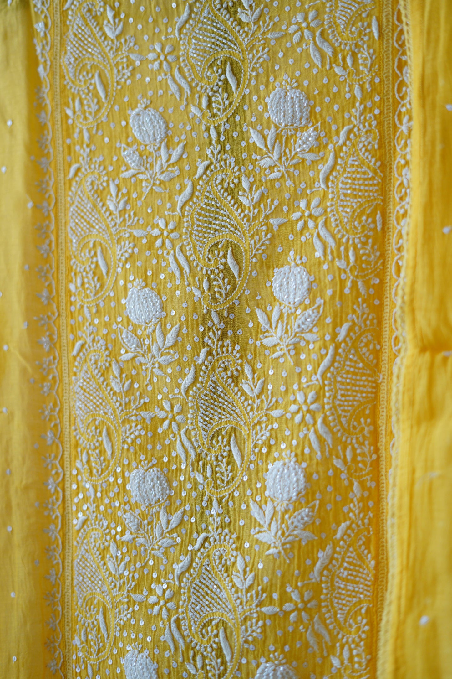 Pantone Yellow Balloon Semistitched Suit Set