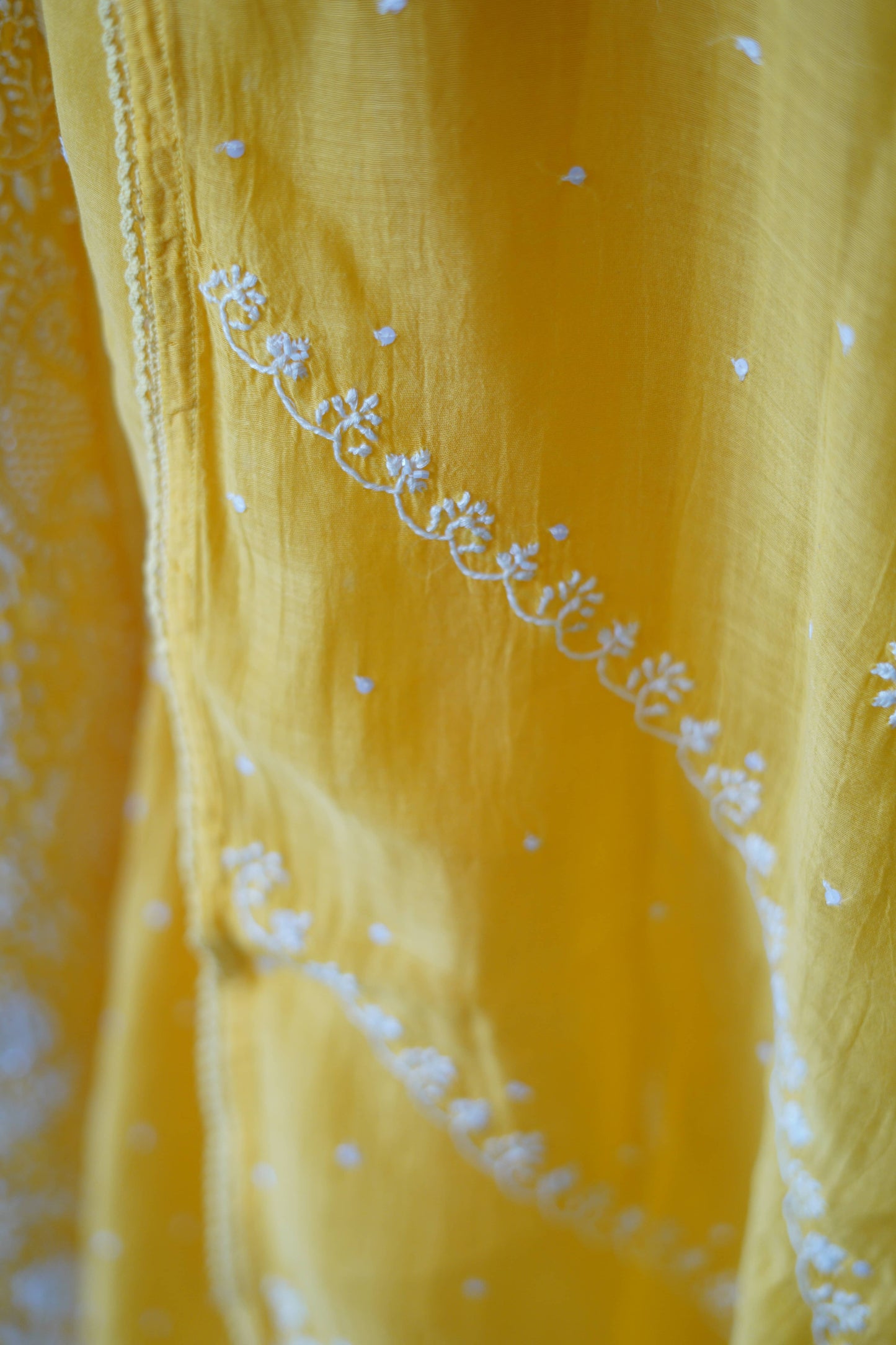 Pantone Yellow Balloon Semistitched Suit Set