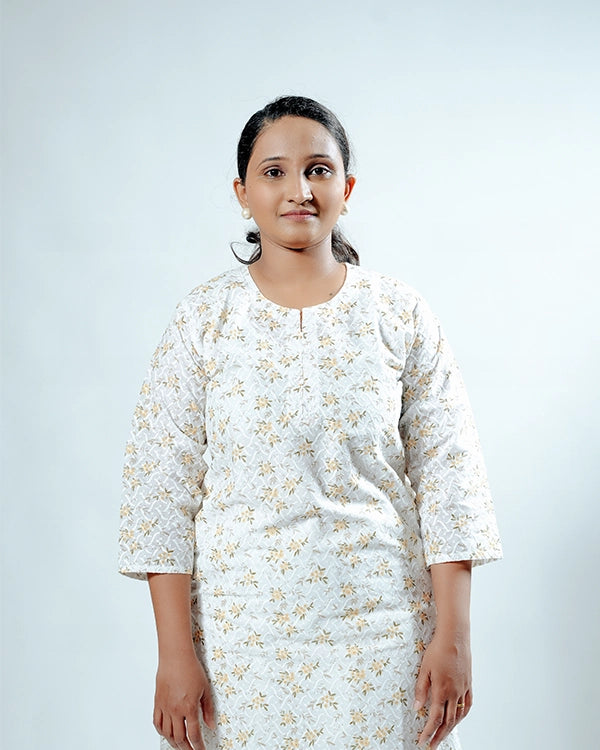 Cotton Bloom Kurti