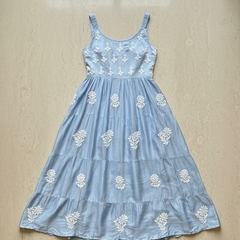 Readymade Modal Satin Blue Dress