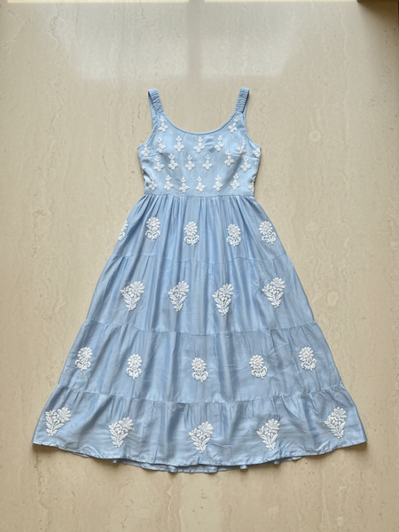 Readymade Modal Satin Blue Dress