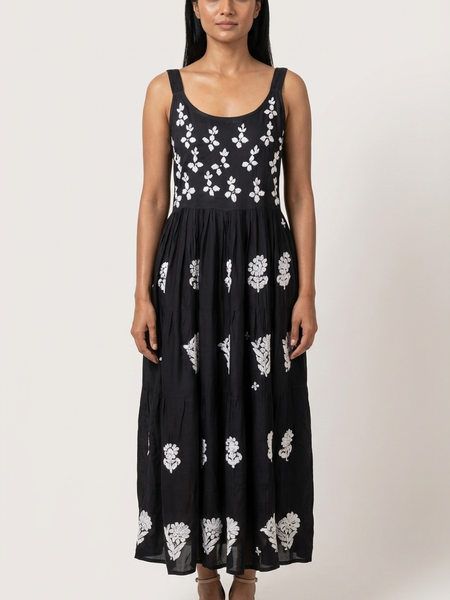 Readymade Modal Satin Black Dress
