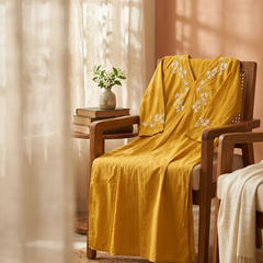 Yellow Readymade Cotton Co-ord Set