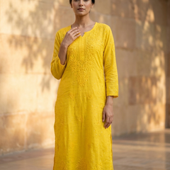 Chanderi Banarasi Butti Chikankari Co-ord Set