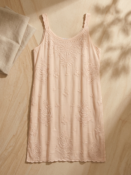 Royale Beige Muslin Sleeveless Kurta